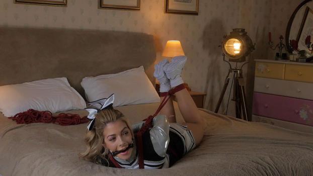 RestrainedElegance 2018 04 21 Cheerleader Hogtie XXX 1080p MP4-hUSHhUSH.